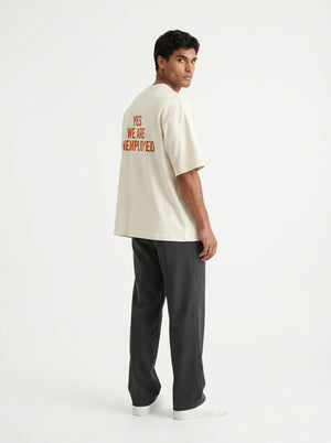 Yes We Are Unemployed Unisex Oversized Classic T-Shirt